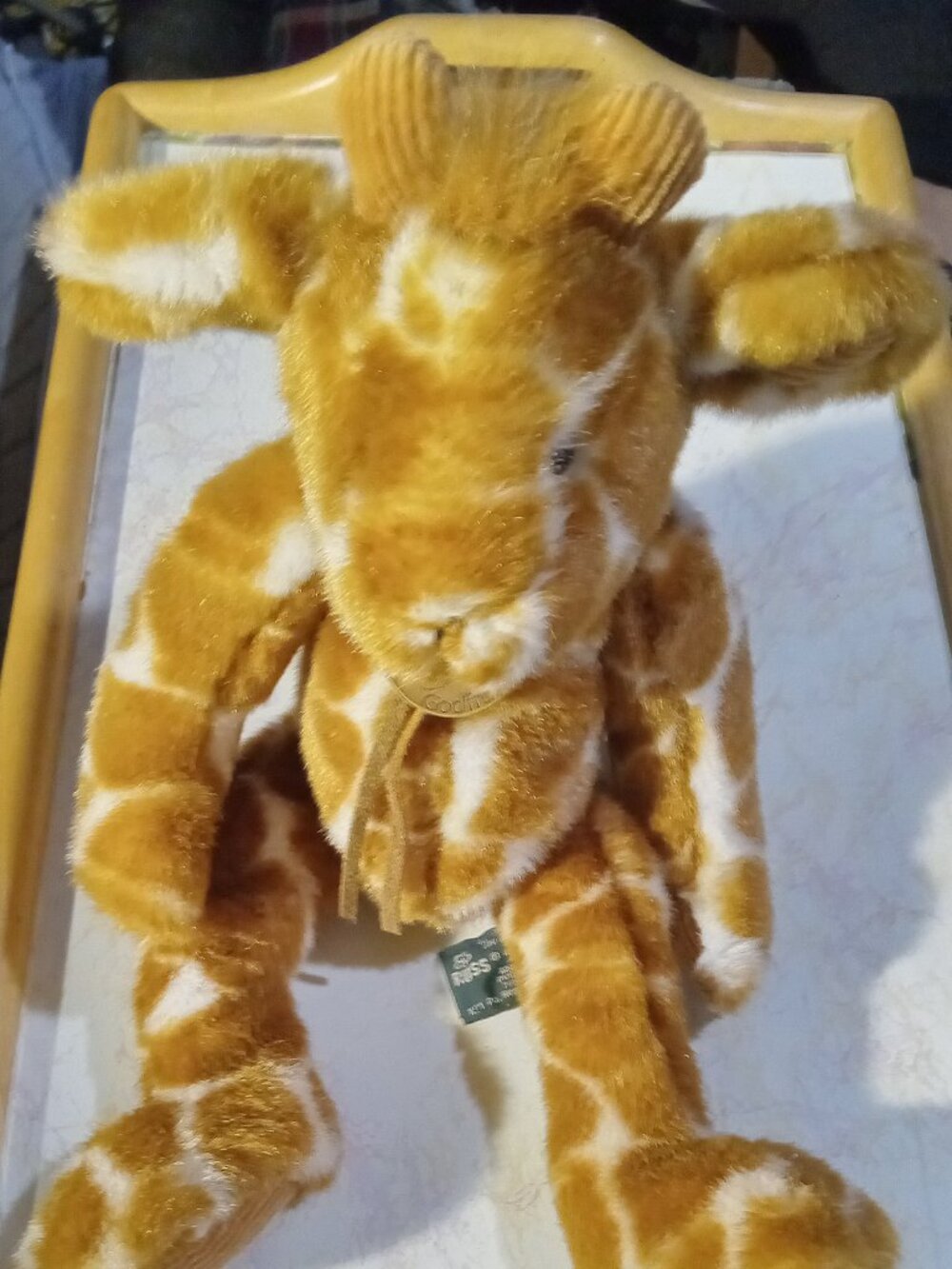 Russ Godfrey Giraffe Plush 15” Toy Stuffed Animal The Heartcraft Collection